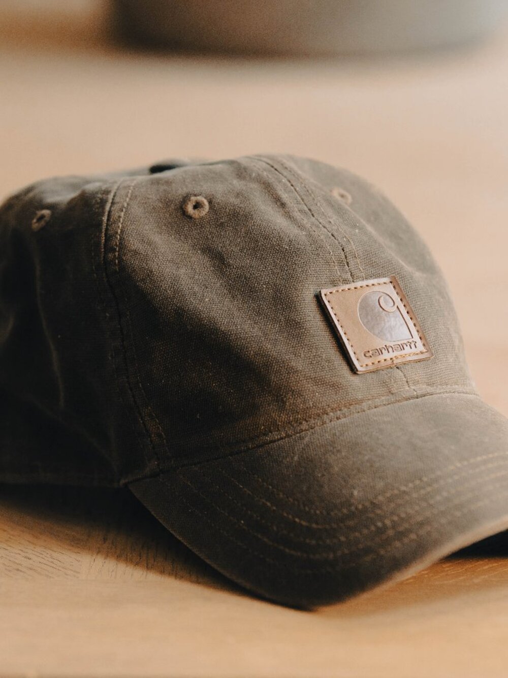 Carhartt waxed Canvas hat - Limited edition Forrest green RP $60